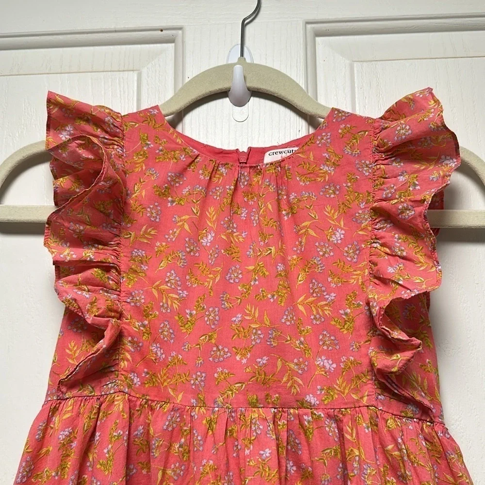CREWCUTS 💯 Cotton Floral Dress Sz 8 - Picture 3 of 9